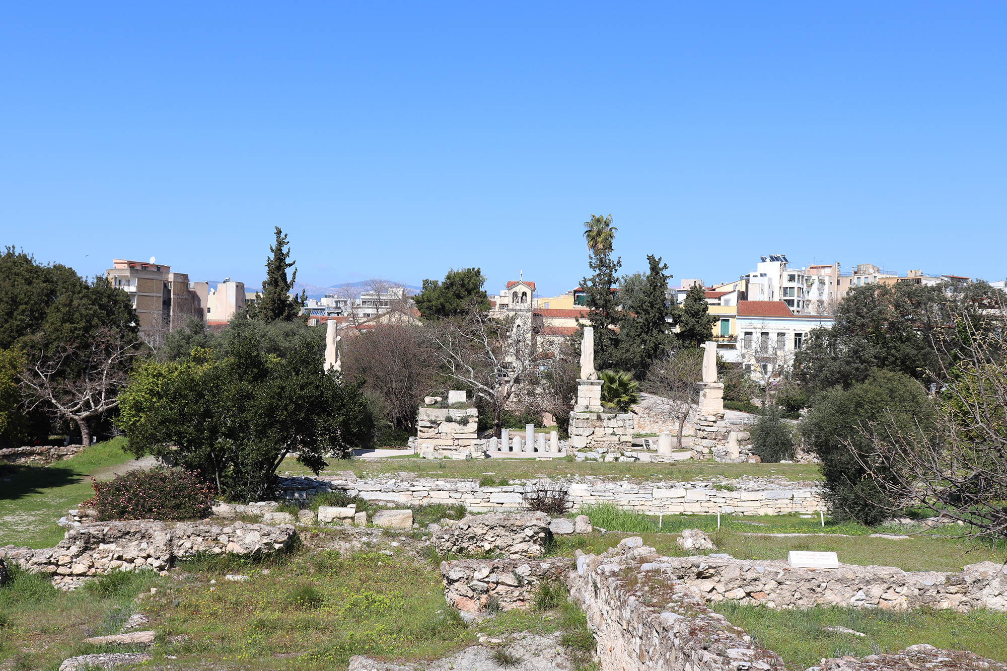 View of Athens from the Agora. March 2020. Source: John Bingham-Hall